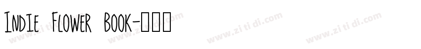 Indie Flower Book字体转换